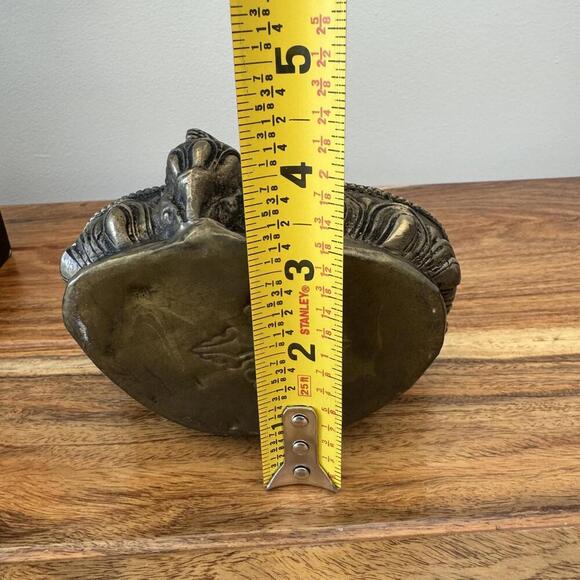 Solid Brass Antique Finish Tara Female Buddha Statue - Serene Spiritual Decor - Picture 6 of 8